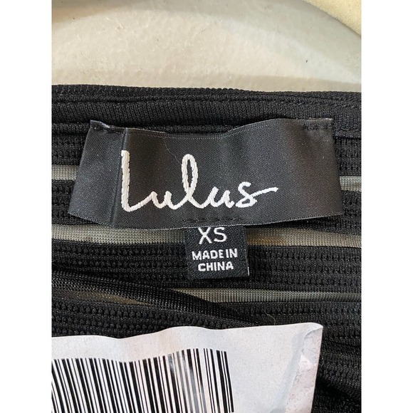 Lulus Perfert Mesh Sheer Striped Black Bodycon Dress
Size XS - Picture 10 of 13